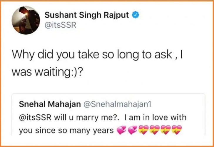 When Sushant Left A Dream Come True Reply To A Girl Who Asked “will