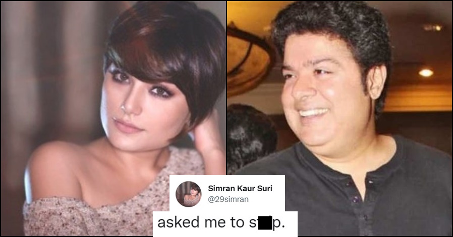 898px x 471px - Simran Suri shares her casting couch experience with Sajid Khan, read  details