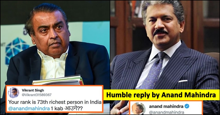 Anand Mahindra gives Humble Reply On When He Will Become Richest Man In ...