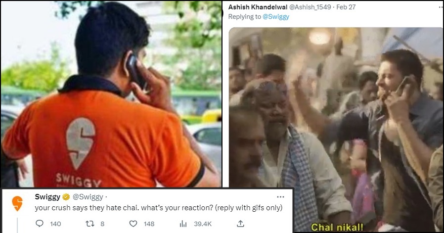 Swiggy Asks What If "Your Crush Says They Hate Chai?", here's what users replied...