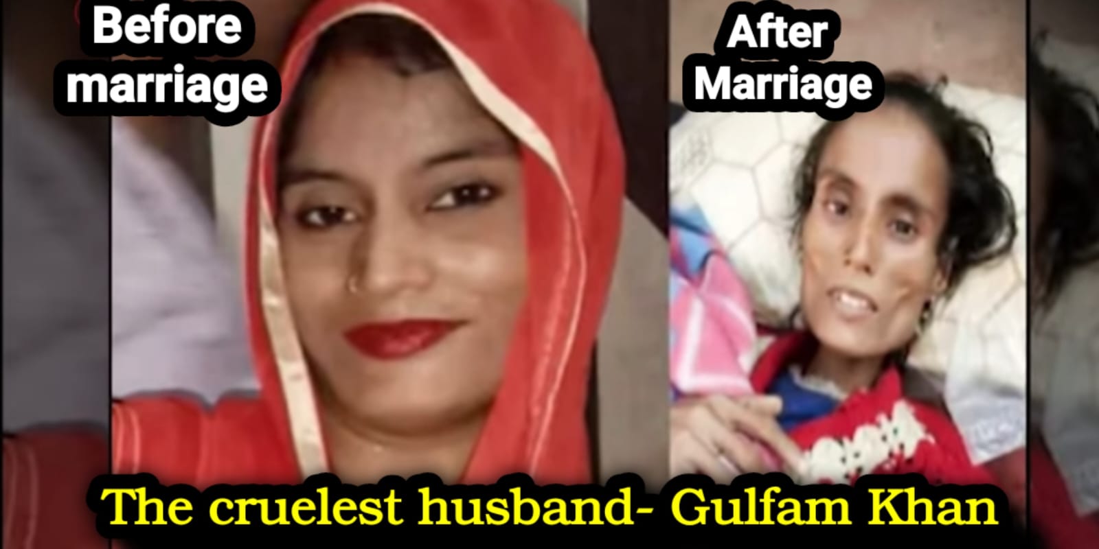 Shameful: Gulfaam Khan tortures his wife Sonia for 4 years without giving Food, read full details