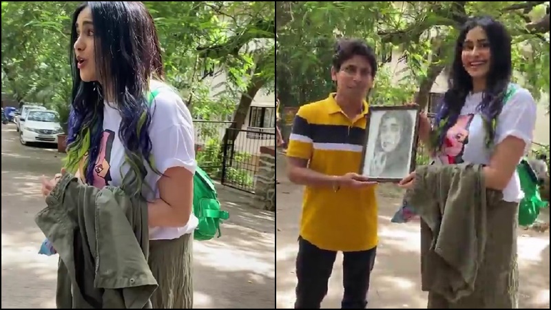 WATCH: Adah Sharma gives a SWEET reaction to a fan who gave her a GIFT