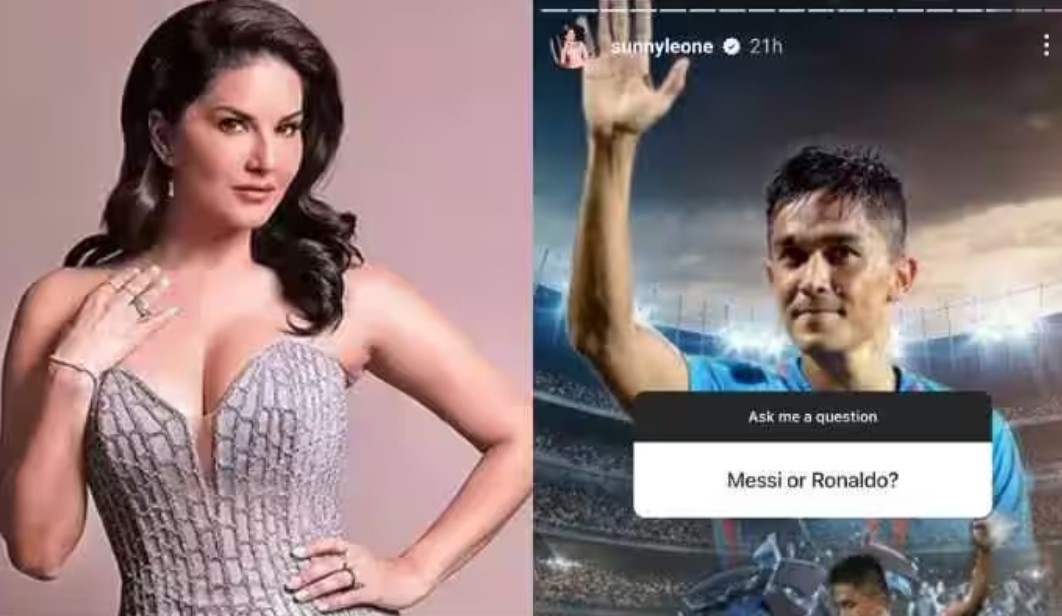 Fan asks Sunny Leone to pick between Ronaldo and Messi, she gave an EPIC reply!