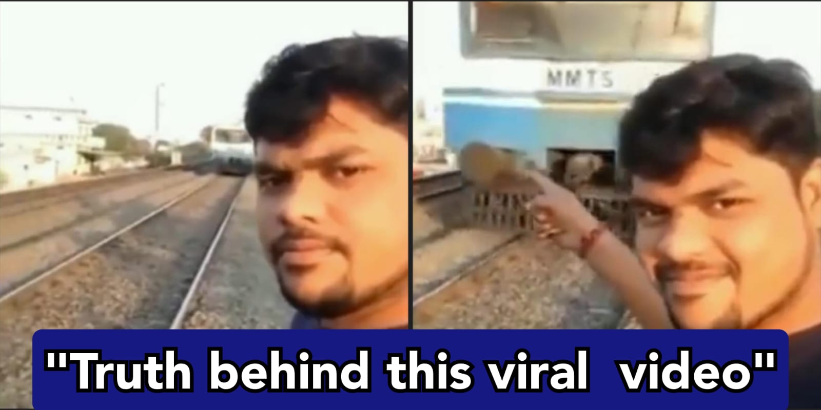 Remember this Viral video in which a man was hit by Train while taking a Selfie? Here is the truth behind the video