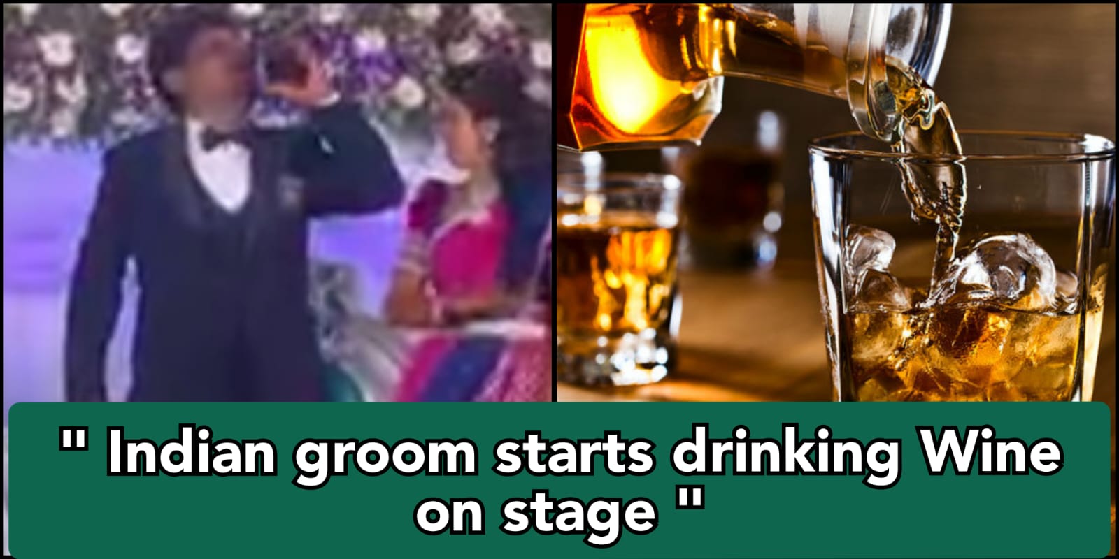 Viral video: Groom caught drinking alcohol on stage while bride stands beside him, check out full details of this viral claim