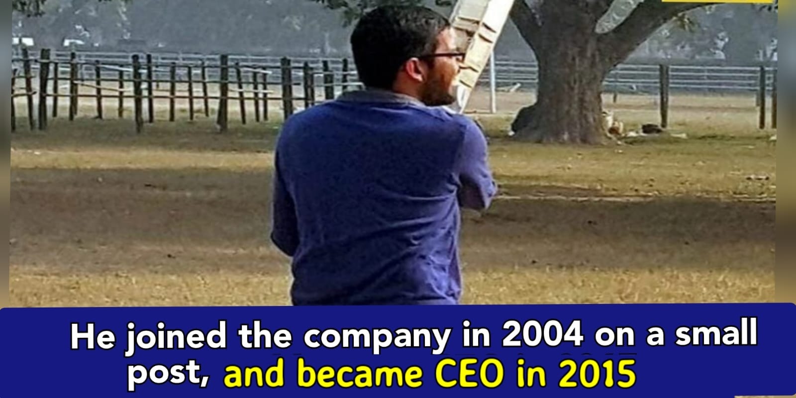 This Indian guy wanted to become a cricketer but because CEO and earns 44 lakh per day 