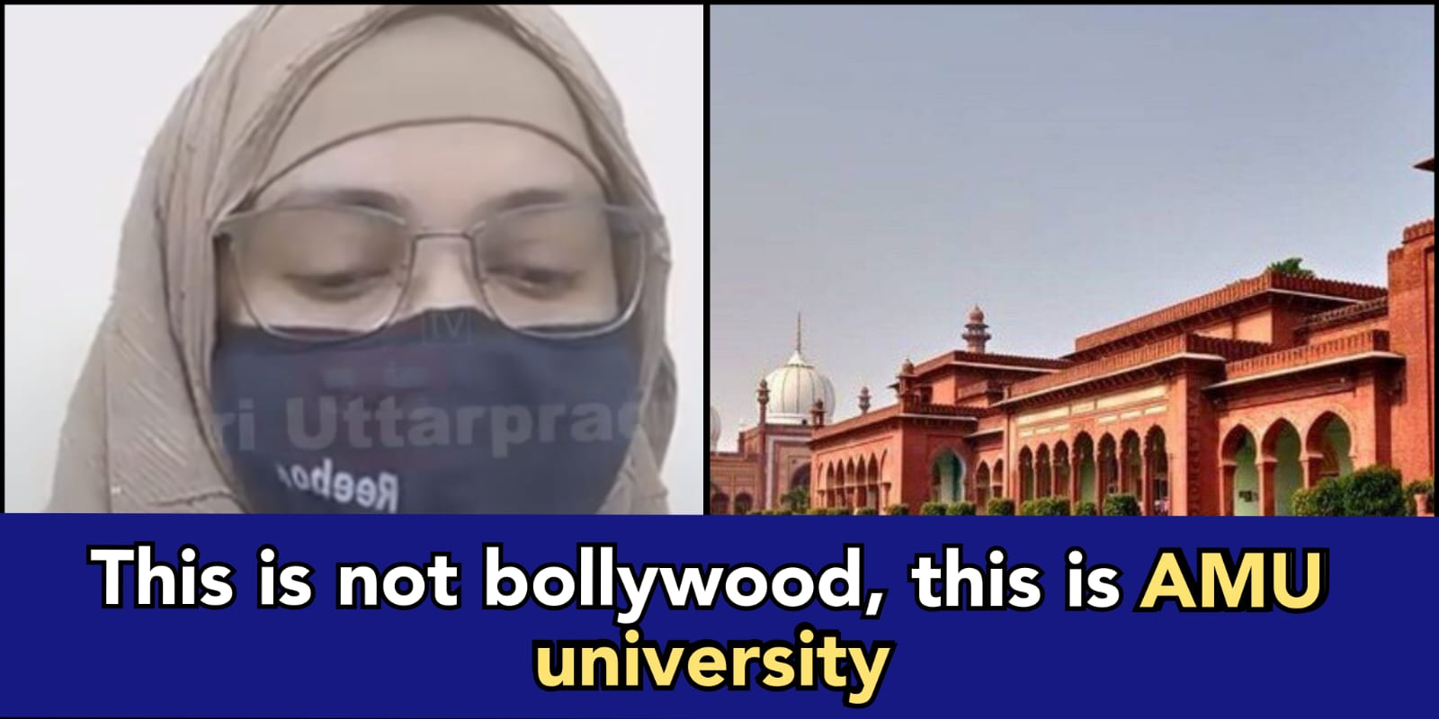 Aligarh Muslim University professor accused of touching inappropriately students, she requests CM Yogi for help