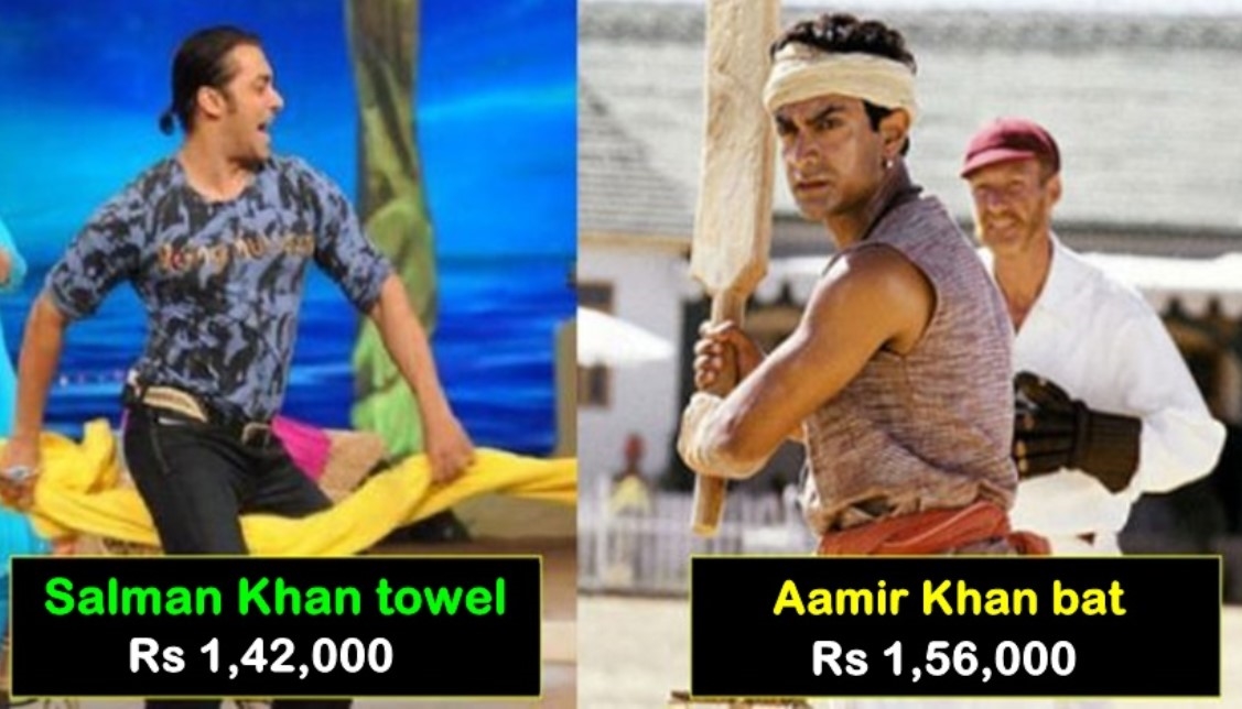 Take a glimpse at Bollywood items auctioned at unbelievable prices!