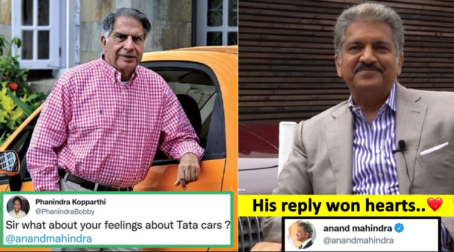 Anand Mahindra was asked about competition with Tata Motors, here's how the Billionaire replied!