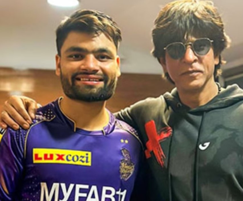 Fan asks Shah Rukh Khan "One word about KKR ka Bacchaaa Rinku Singh", actor responds!