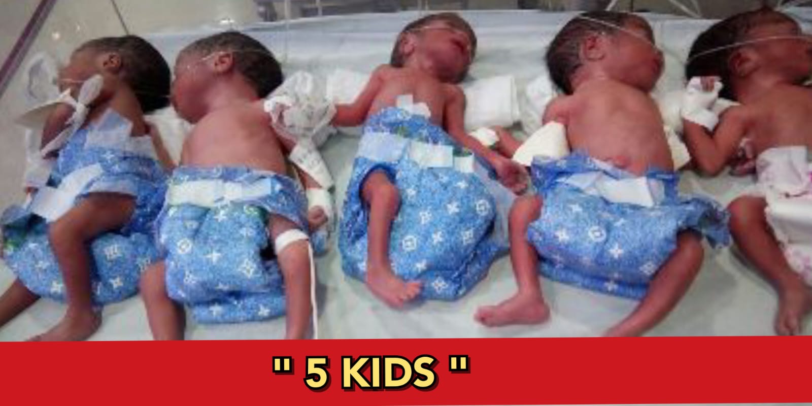 This Indian lady gives birth to 5 kids together, everyone's shocked?