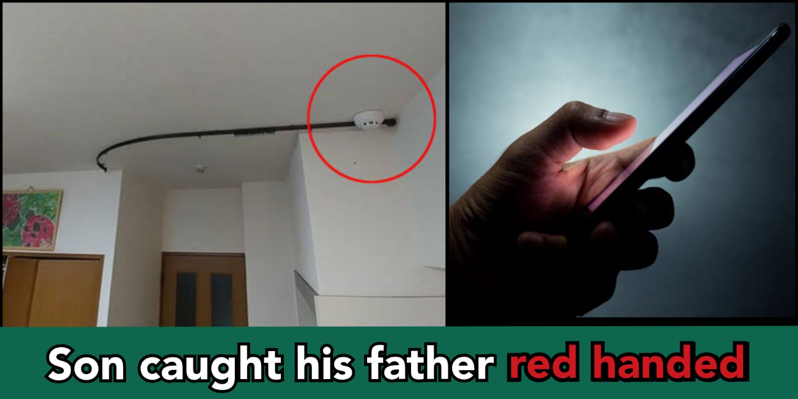 "I installed hidden cameras and caught my father raping a minor girl in the house"