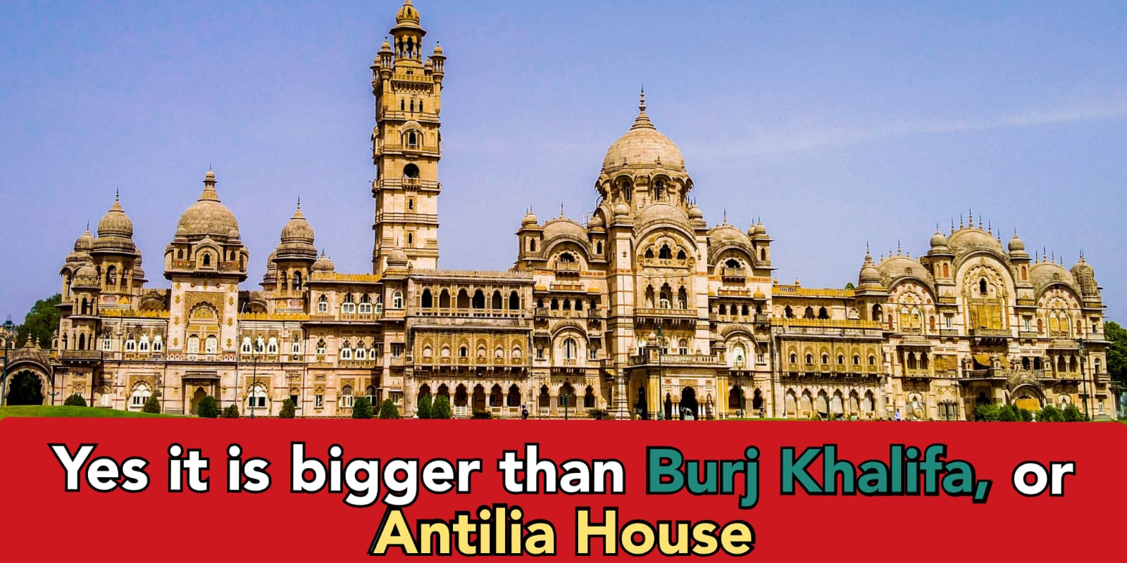 This Indian abode is named world's biggest house, bigger than Burj Khalifa, Or Ambani's Antilia