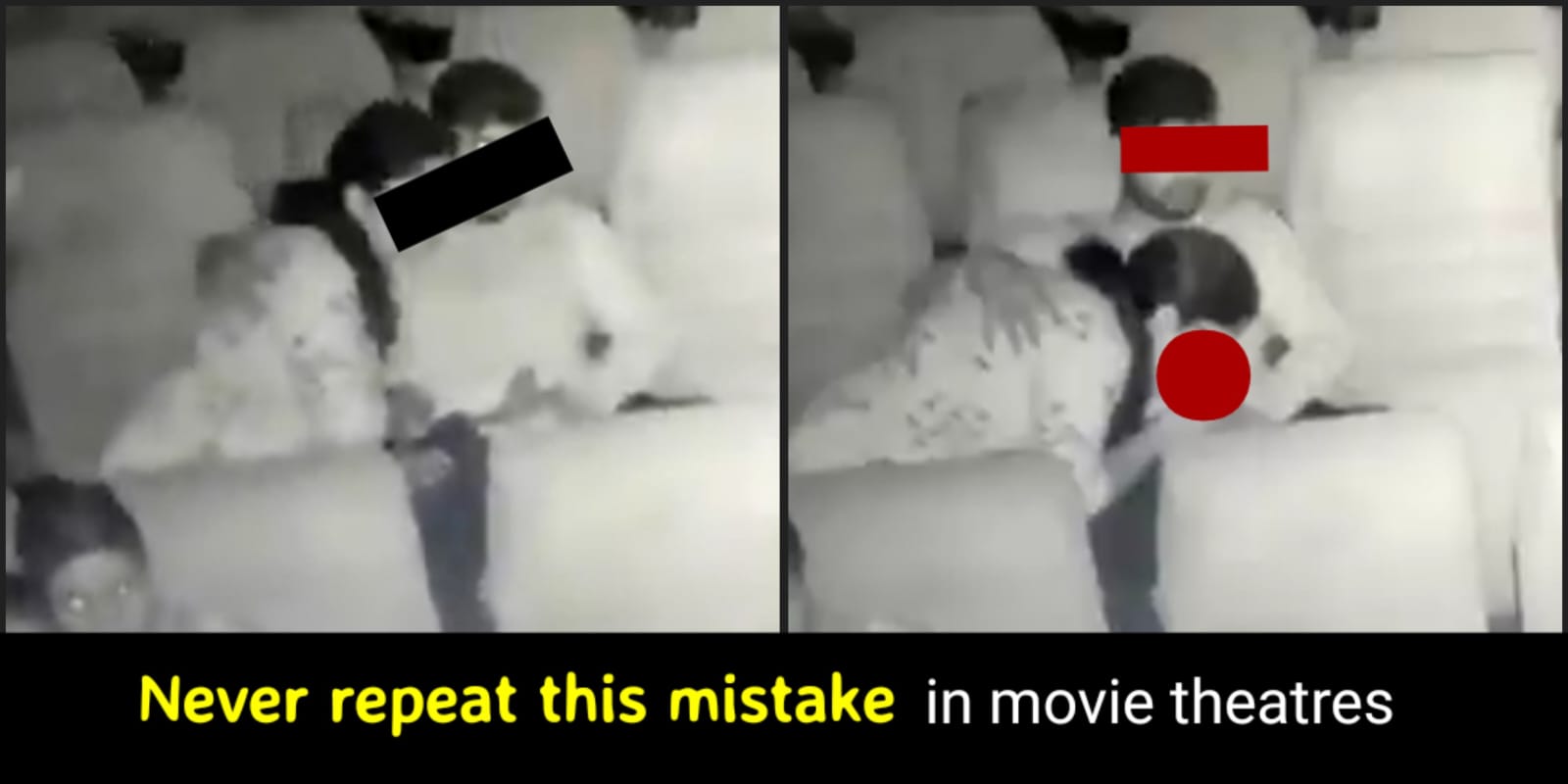 Indian Couple caught during their intimate moments in movie theatre, CCTV camera recorded everything