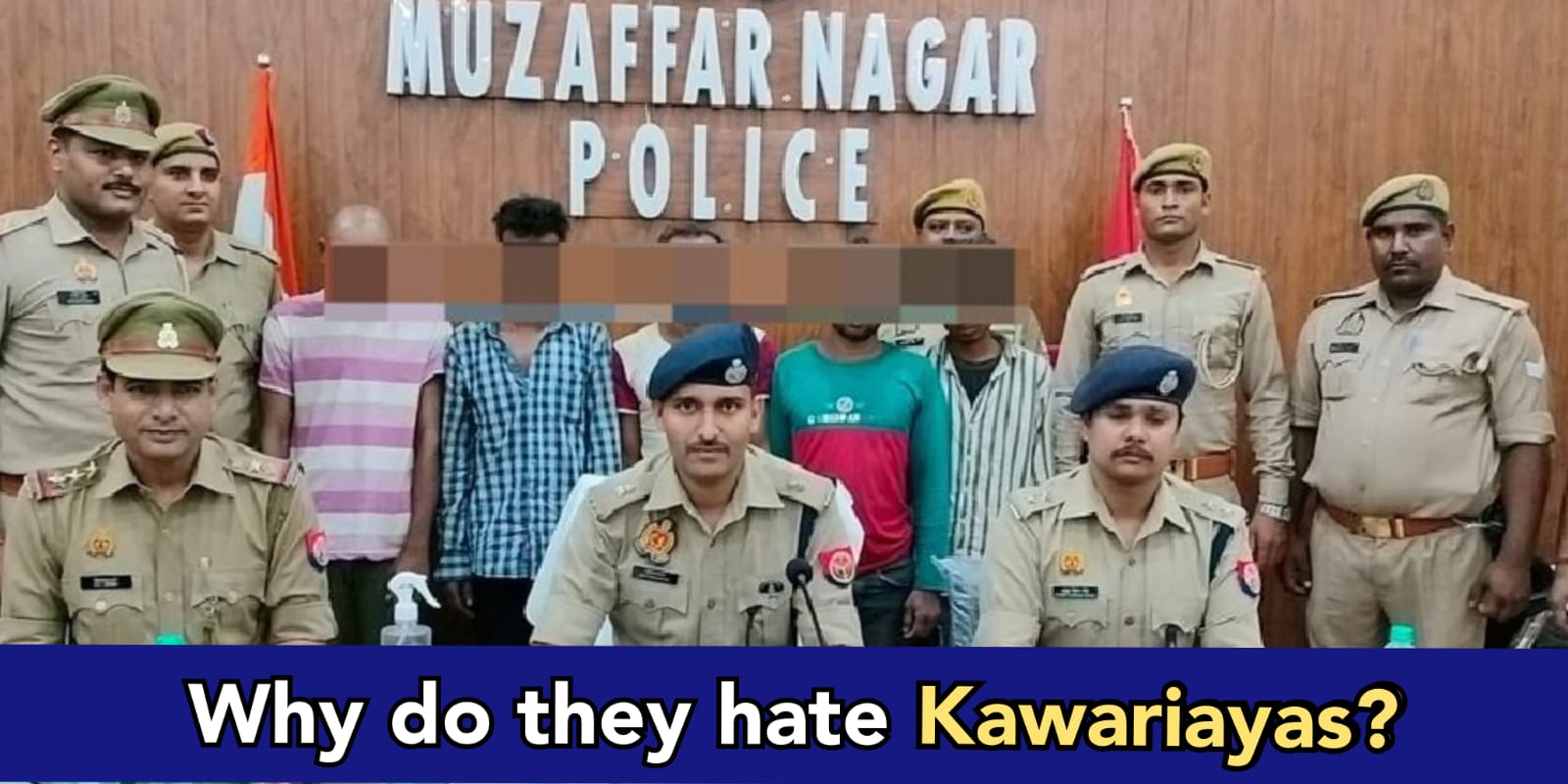 Police arrested a gang of 5 Muslim youths who stole Mobile phones of Kawariyas