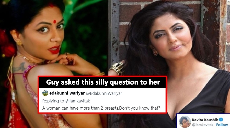 This TV actress gave a Sharp reply to User's silly question about 3 breasts