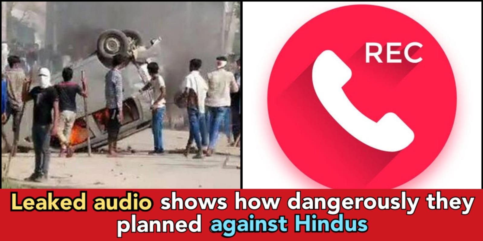 "Delete as many Hindus as possible, don't let them go" Muslim leader's leaked Audio