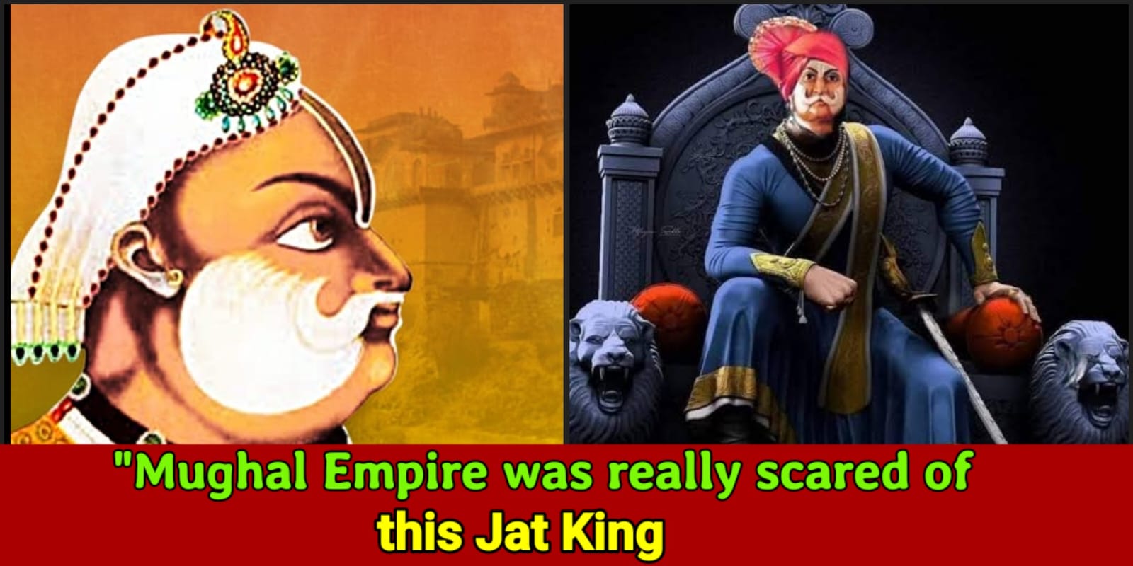 Jat king Suraj Mal defeated Mughal empire, forced them to pay war experiences