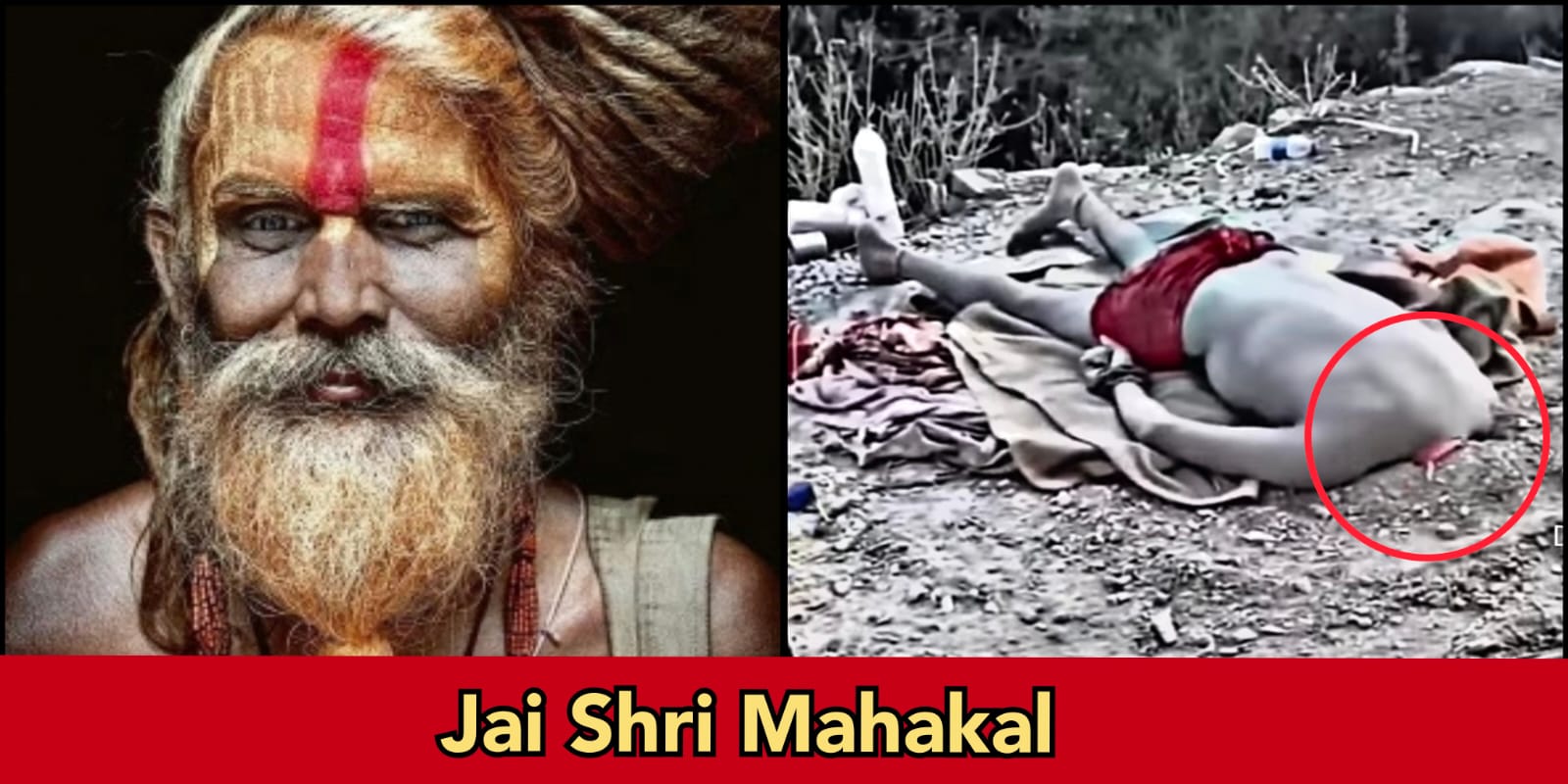 Viral video: Aghori saint places his head underground to attain Samadhi, users chant "Jai Shri Mahakal"