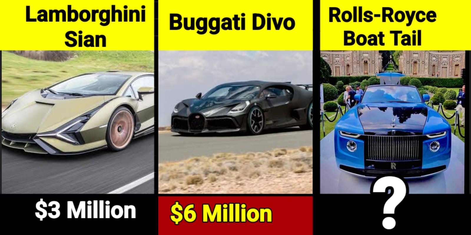 List of the most expensive cars, you would be shocked to know their prices