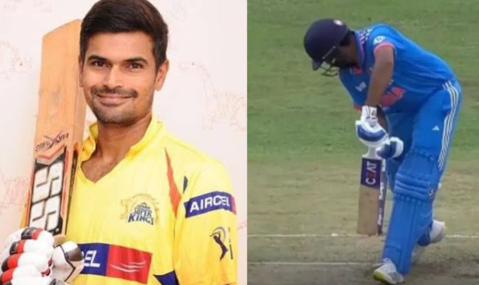 Former CSK player Badrinath trolls Rohit Sharma after he was clean bowled against Pakistan