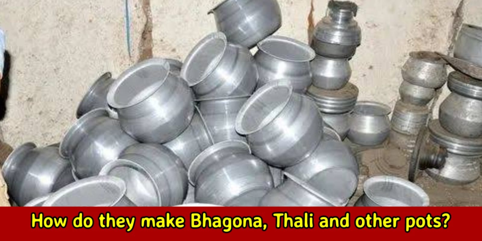 How aluminum and steel pots are made, please check out the process