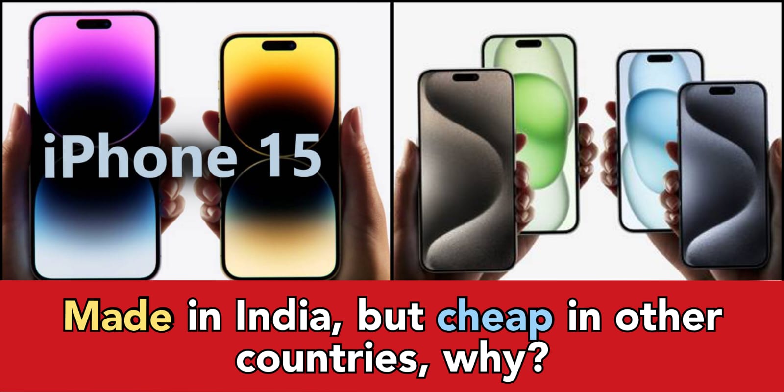 iPhone is made in India, but these 7 countries are offering it at cheaper prices