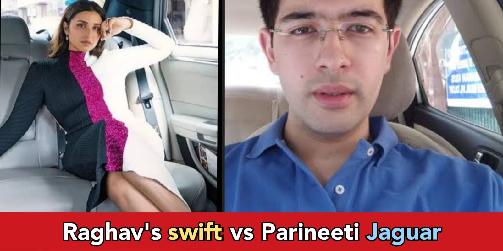 Parineeti Chopra is way richer than Raghav Chadda, She drives Jaguar and he drives Swift