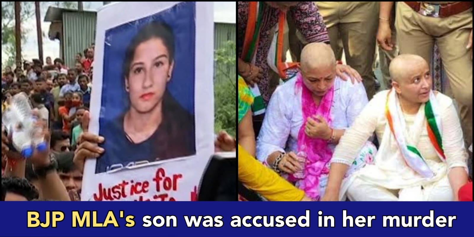 Remember Ankita Bhandari's murder? Women shave their head demanding justice for her