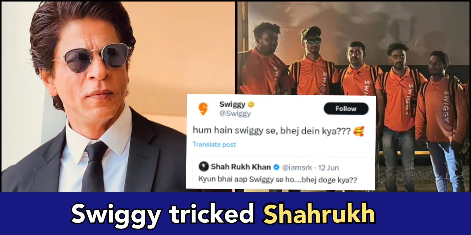 Swiggy makes SRK do commercial ads without paying anything, here's how