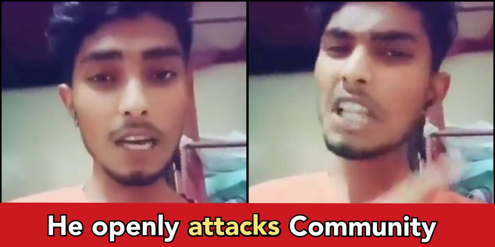 Muslim youth threatening Hindus living in India, and all Islamic countries