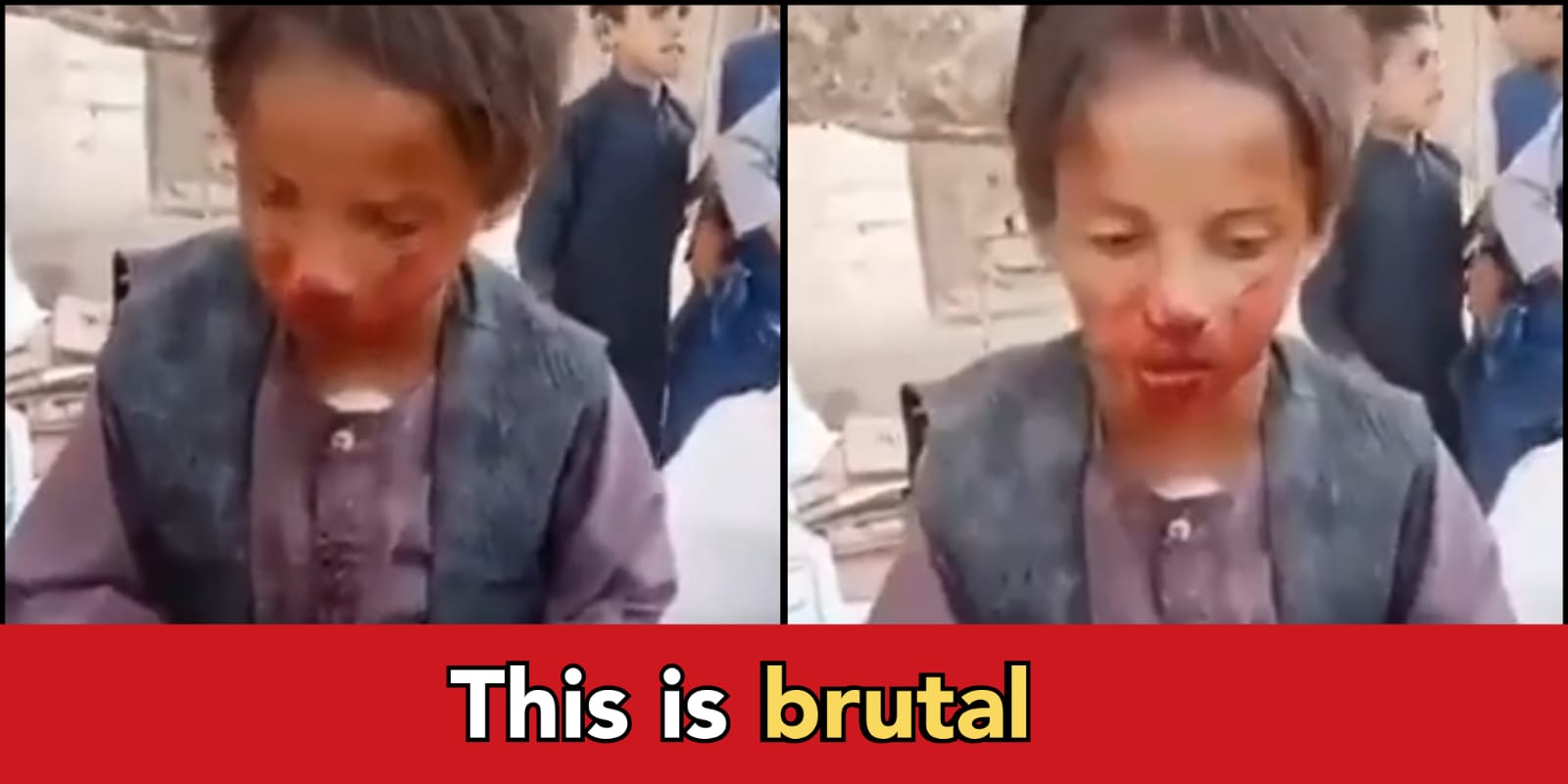 Pak soldiers beat Afghan kids because they live in their land