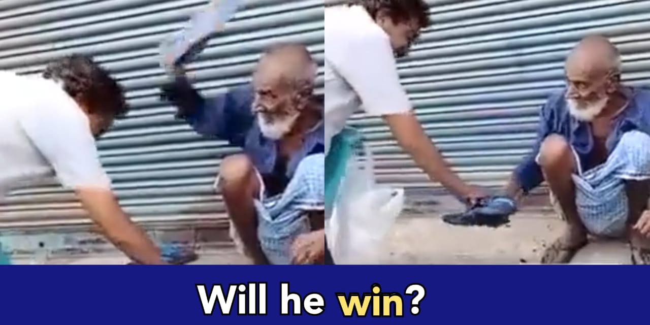 MP: Congress MLA candidate being hit by Fakir Baba with slippers, video goes viral