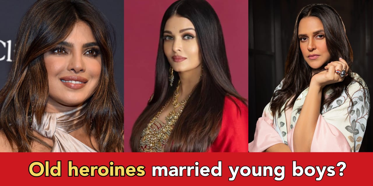 7 Senior Indian actresses got lucky enough to marry young boys