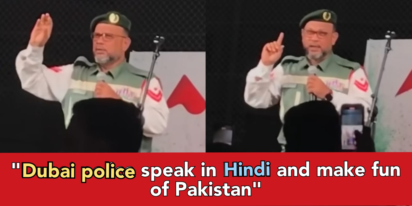 Dubai police makes fun of Pakistani Muslims, says they are number one in wrong things