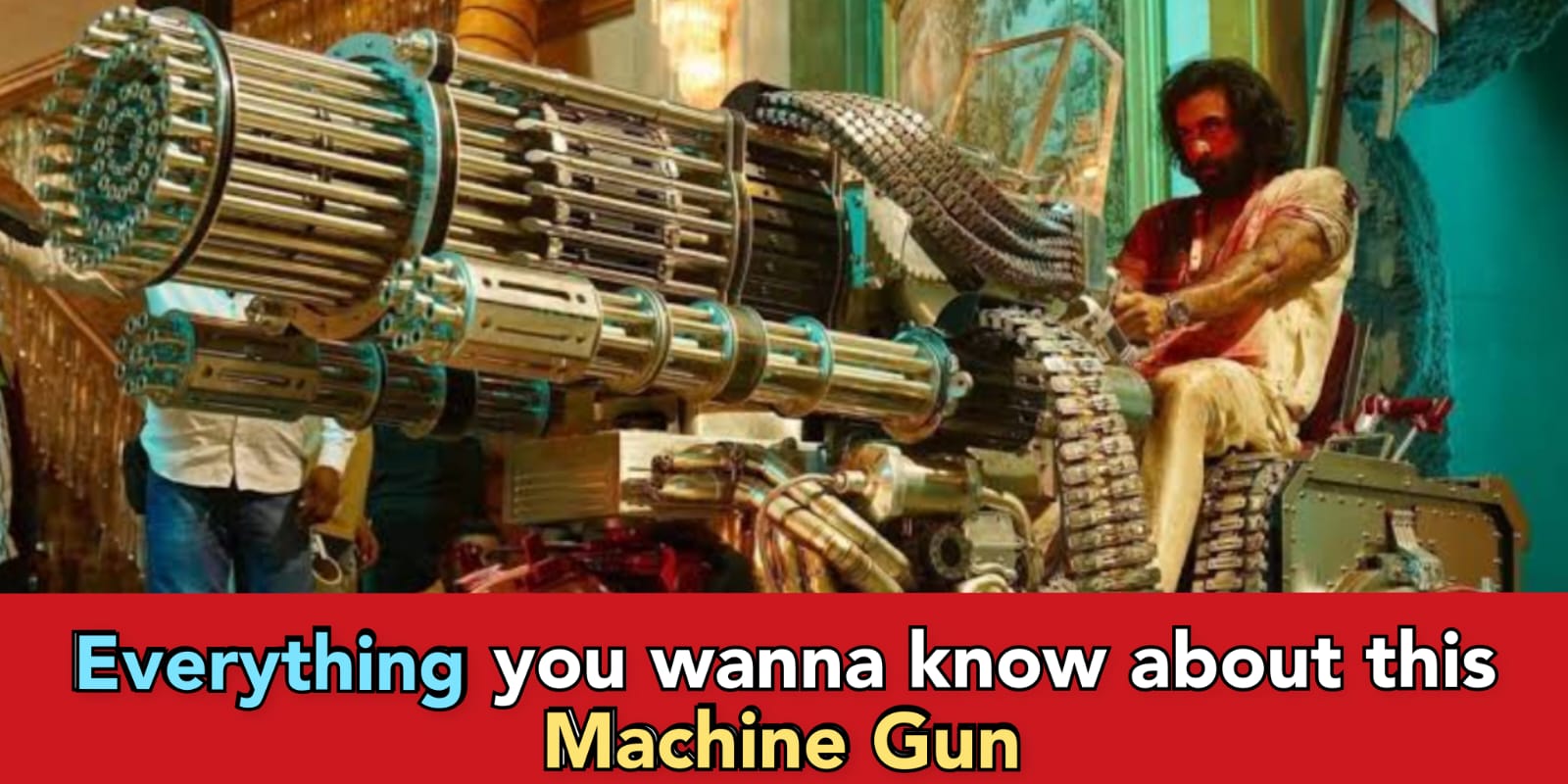 The machine gun used in movie Animal is real or a VFX effect? Here is the truth