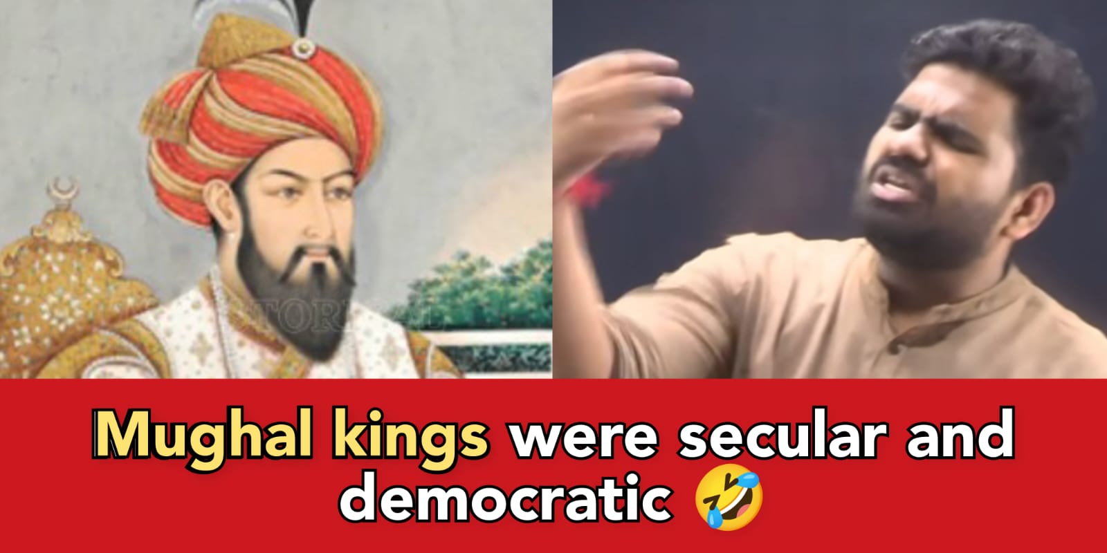 Indian teacher exposes barbaric history of Mughal in sarcastic way, goes viral