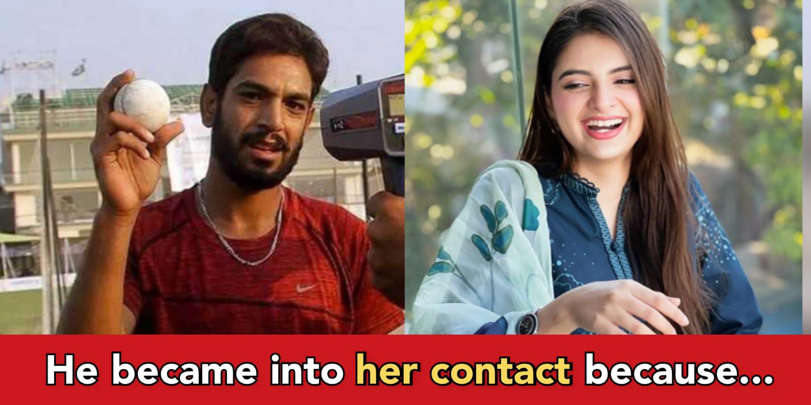 Haris Rauf and TikTok star wife- check out how they met together