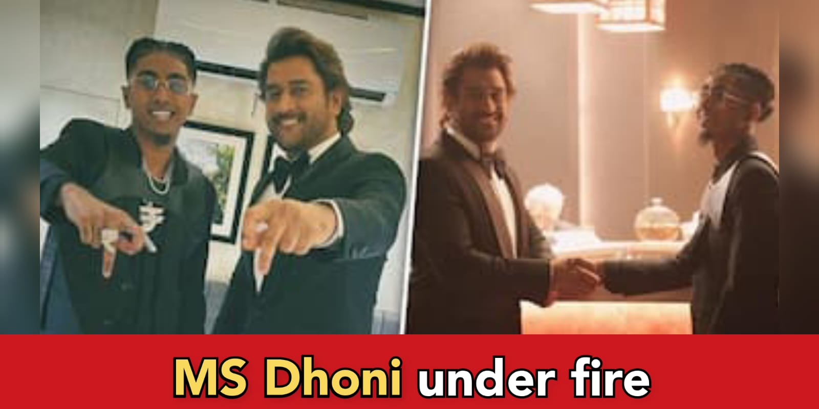 MS Dhoni faces criticism as he collaborates with controversial singer MC Stan