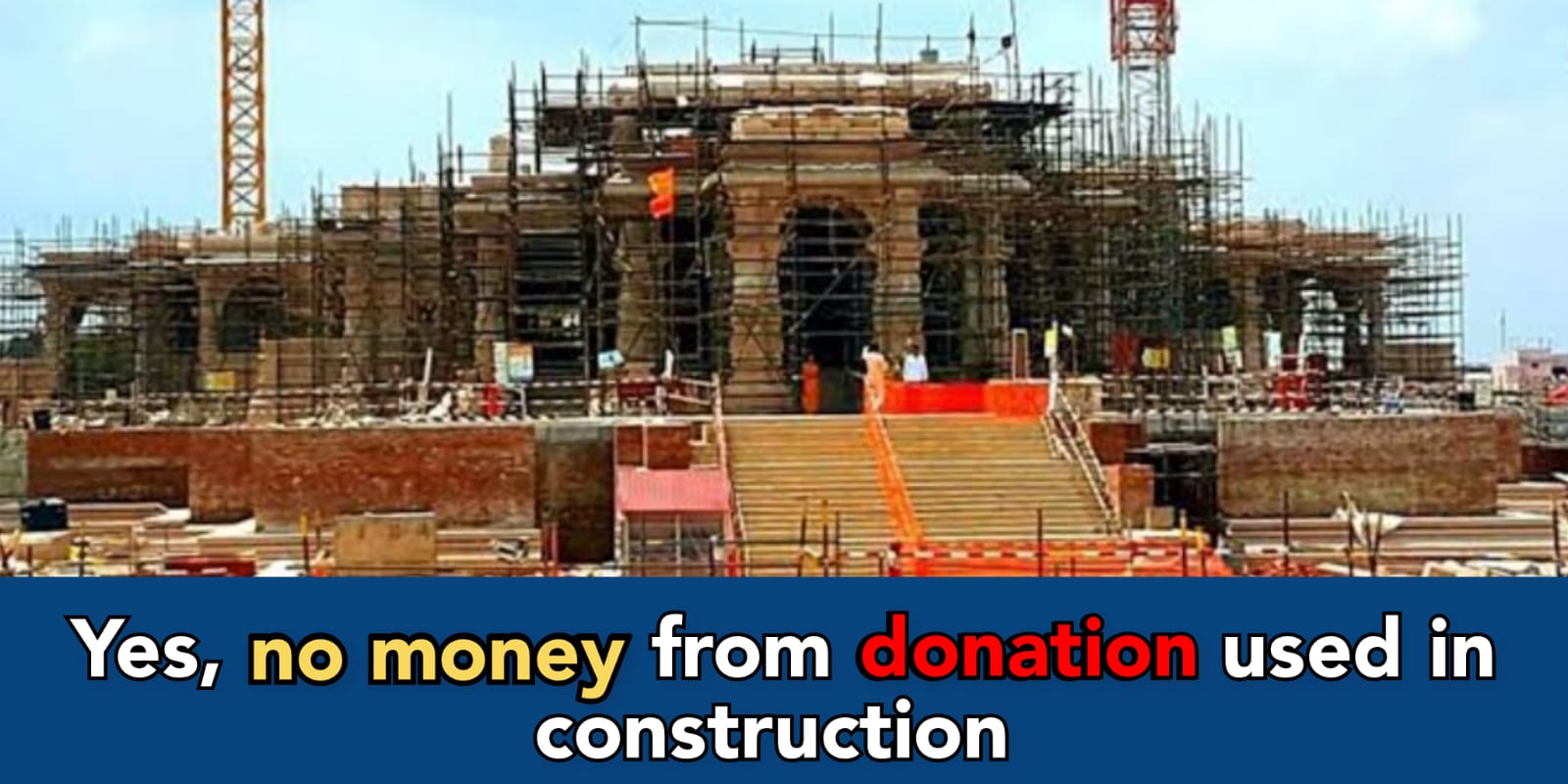 ₹900cr used so far in Ram temple construction, all the money came from bank interest