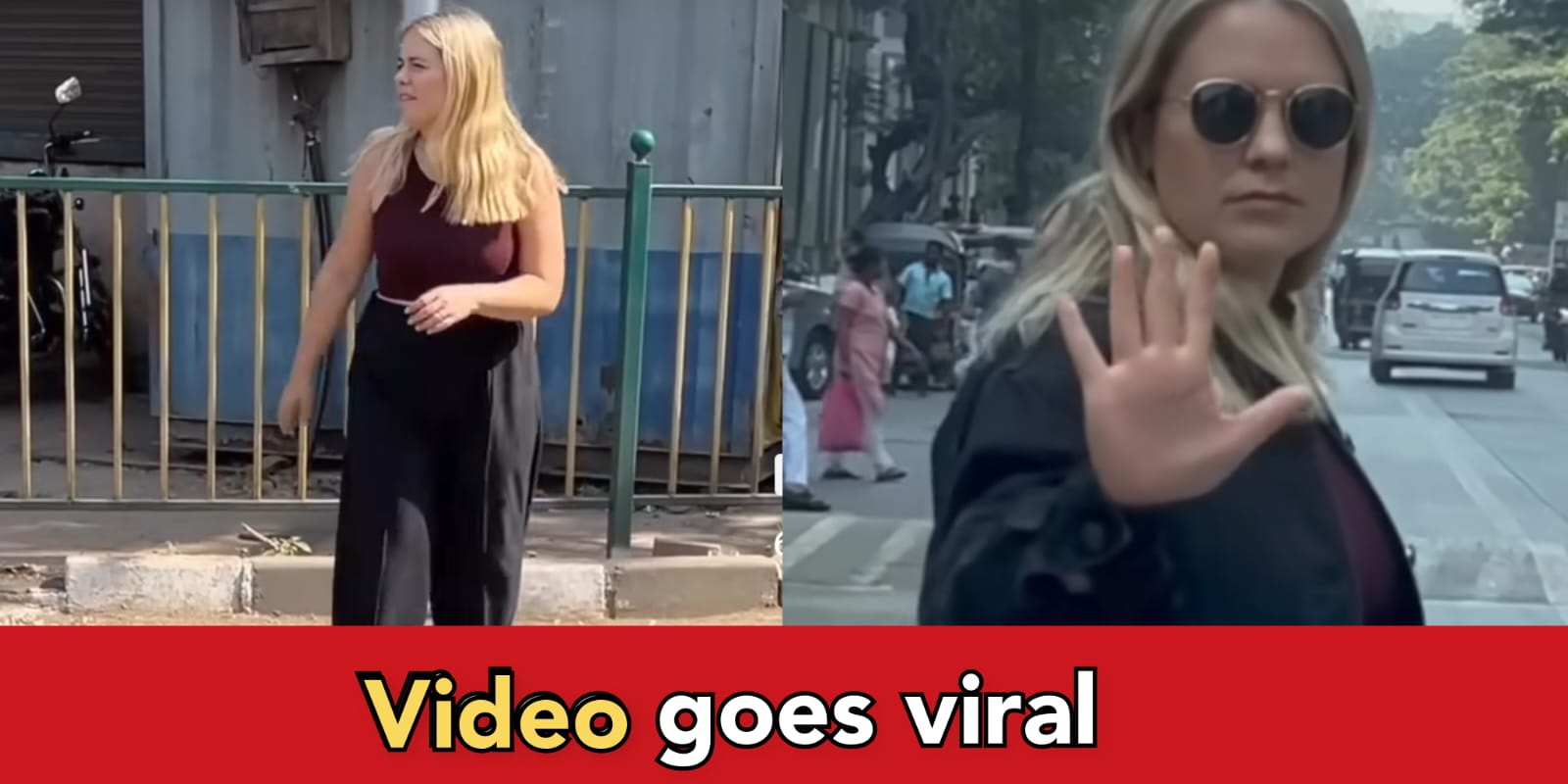 In a funny video, foreign tourist teaches easy way to handle Indian traffic