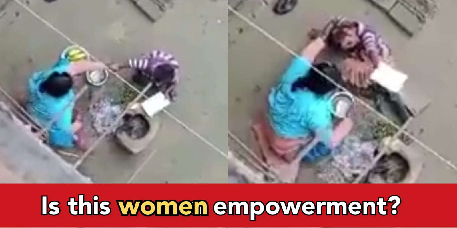 Woman brutally thrashes her adopted kid, someone recorded everything