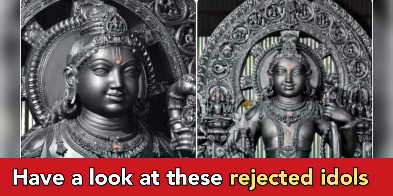 These beautiful Ram Lalla idols were rejected for Pran Pratishtha, choosing the final one