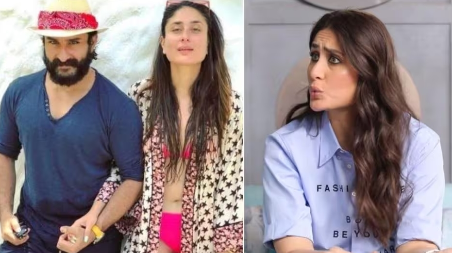 Hater insults Saif Ali Khan for allowing his wife to wear a bikini, Kareena strikes back!