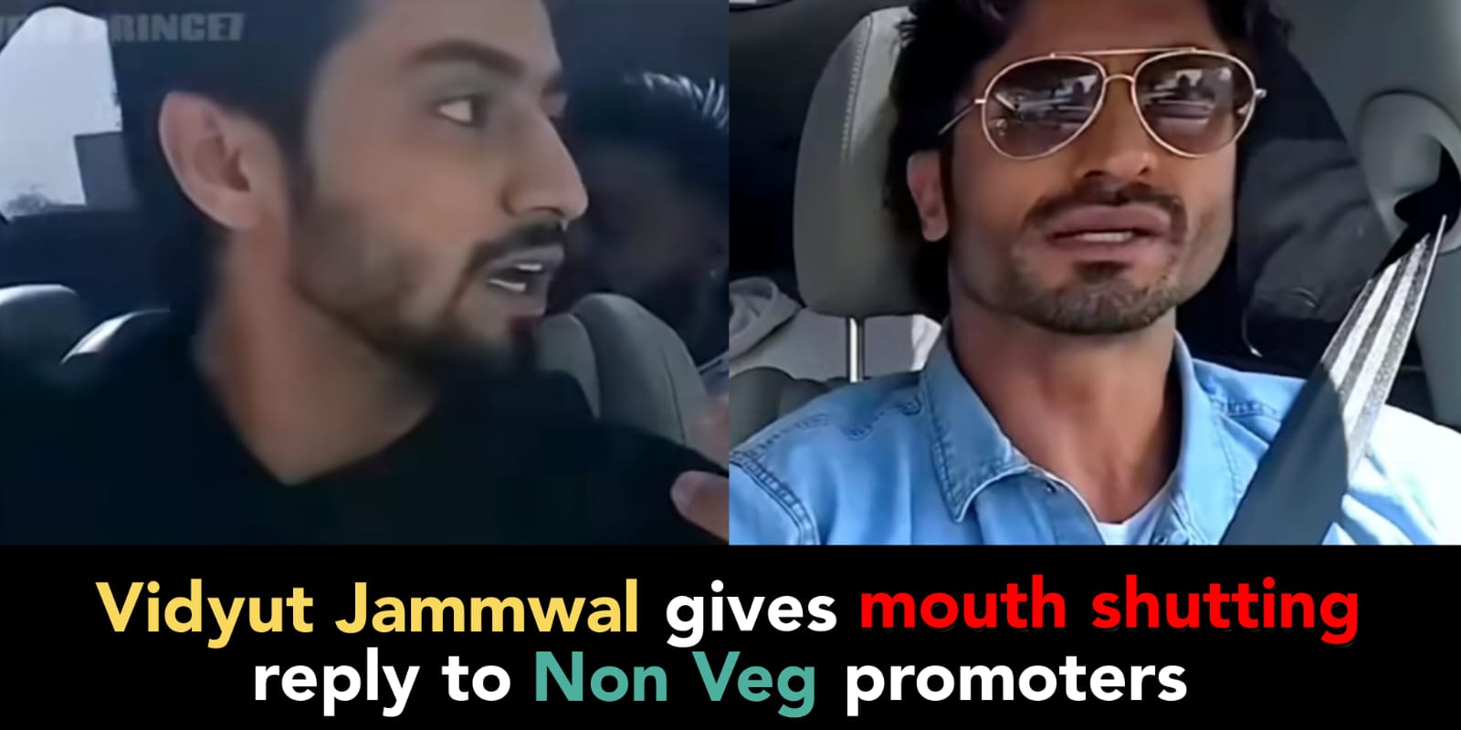 "Yes, I am pure vegetarian, I don't feel the need for nonveg," Vidyut Jammwal