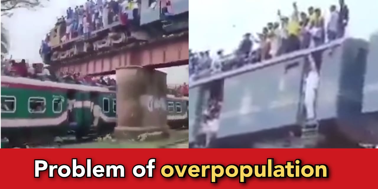 Watch: Bangladesh overcrowded trains crossing each other, internet goes crazy