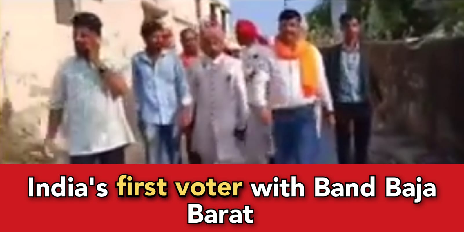 Man ignores his Shadi, goes to polling booth with Barat to cast his vote