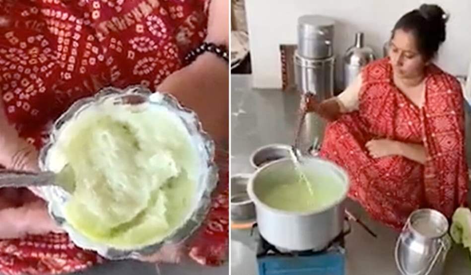 Woman makes ice cream using a fan, here's how Anand Mahindra reacted!