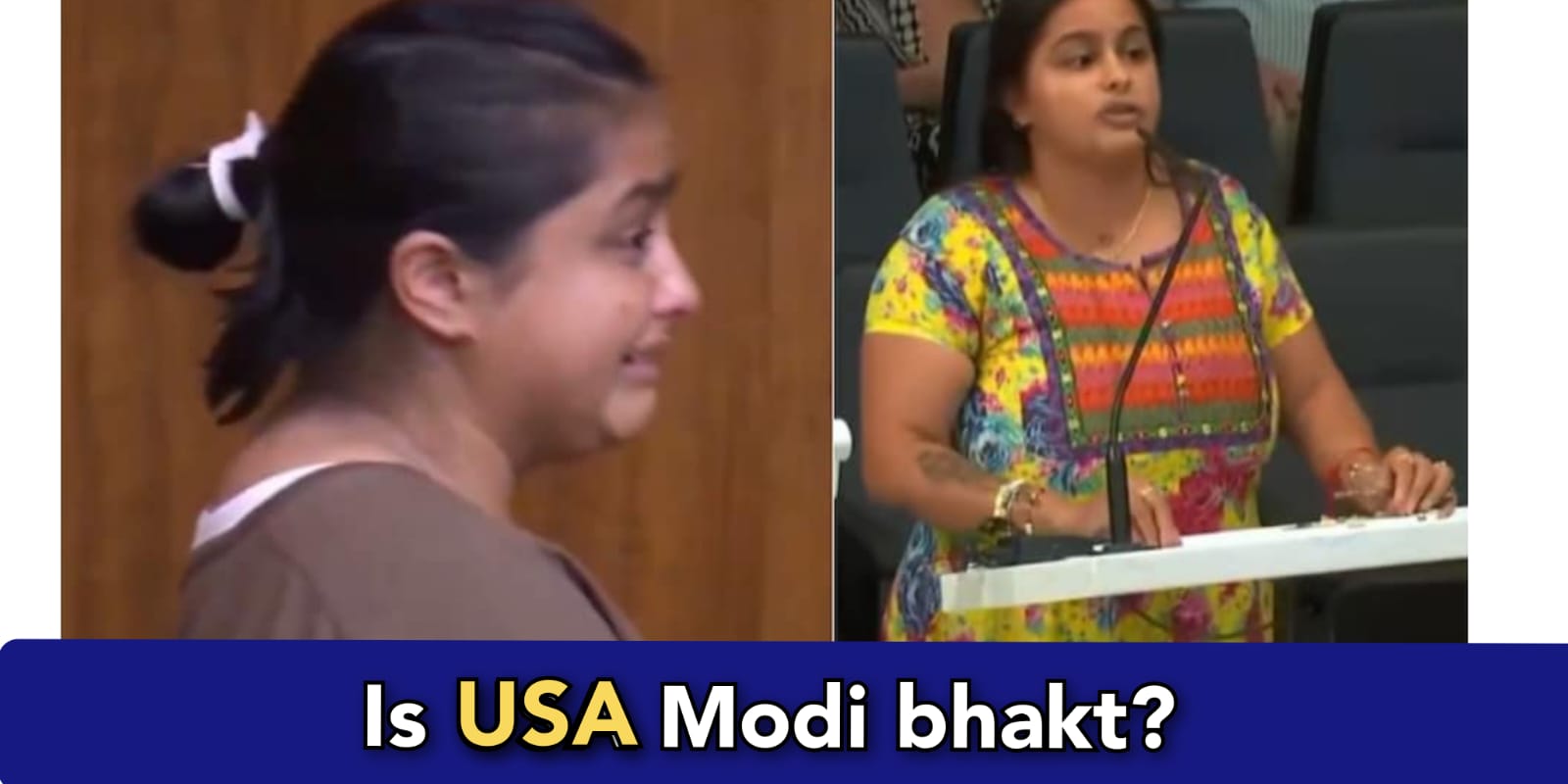 America punishes the Indian lady who abused PM Modi