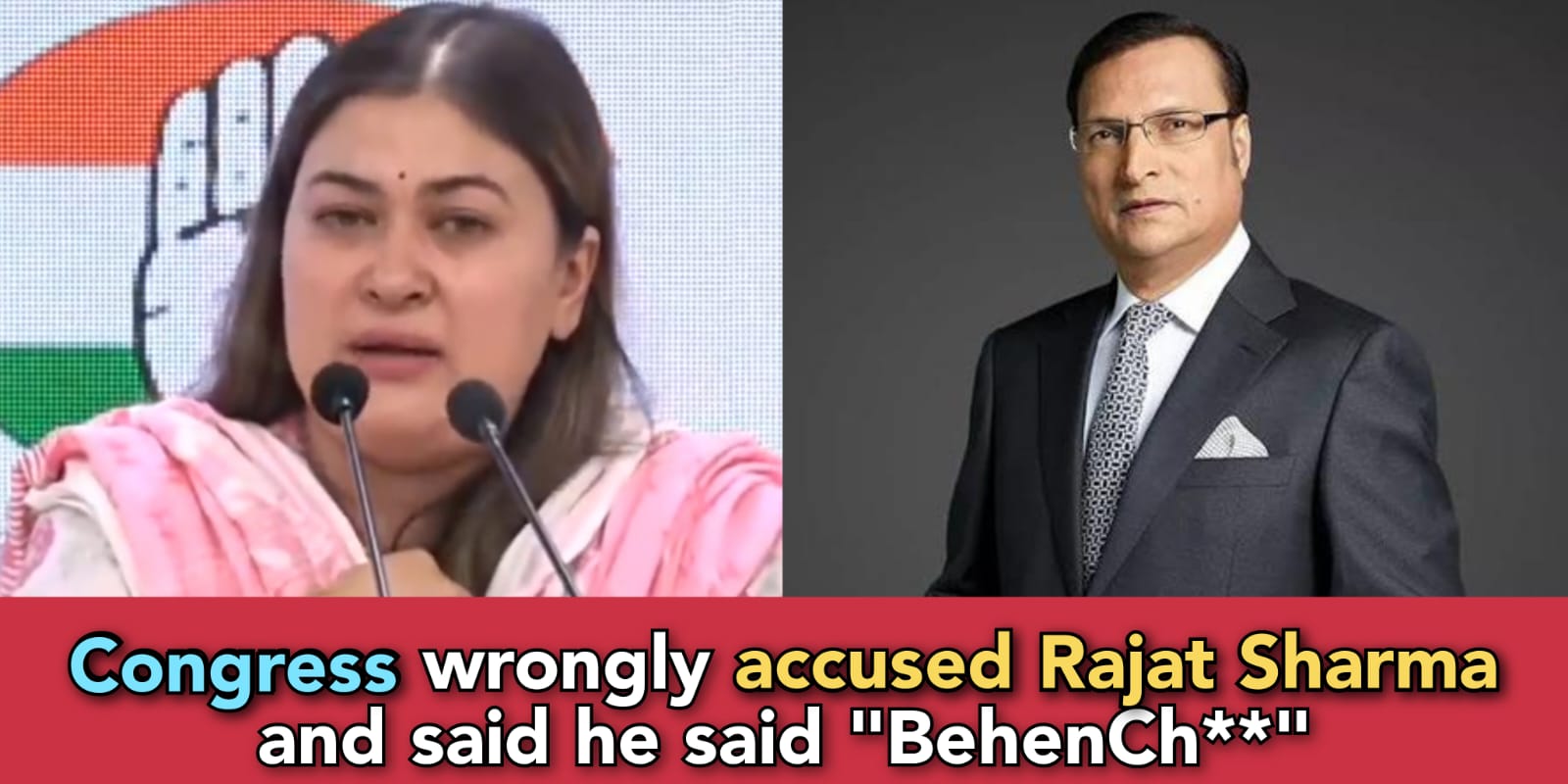 No Rajat Sharma did not abuse "BehenCh**" on camera, he actually said "ab kya bahas Karu"